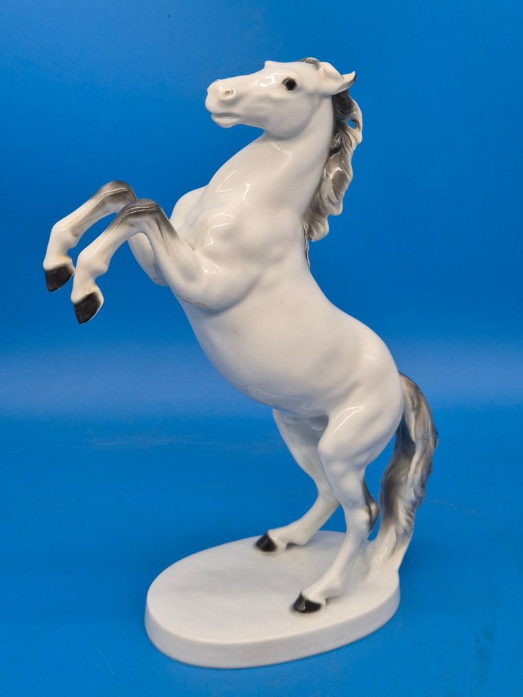 Gerold Porzellan Bavaria - Φιγούρα - Steigendes Pferd - Πορσελάνη #1.0