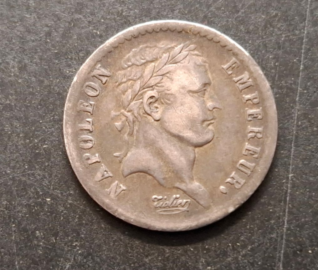 法國. 拿破崙一世 (1804-1814). 1/2 Franc 1808-A, Paris  (沒有保留價) #1.0