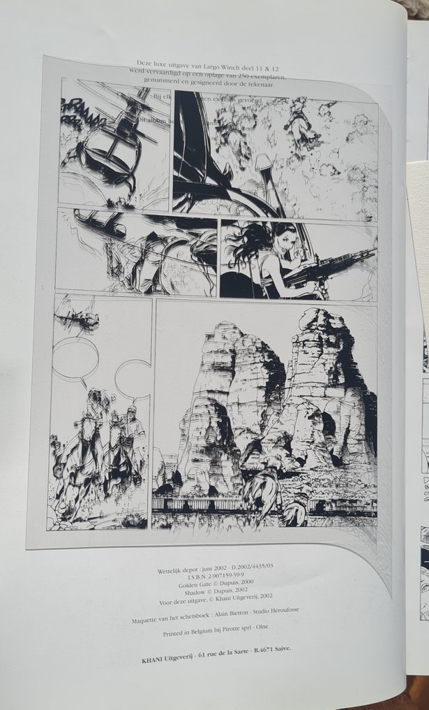 Largo Winch - Golden Gate -  Khani bundelingen luxe groot formaat - 1 Album - Περιορισμένη και αριθμημένη έκδοση - 2002 #3.2