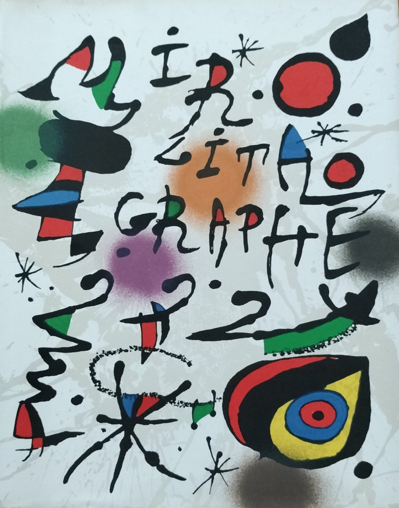 Joan Miro - Joan Miró Lithographe III. - 1977 #1.0