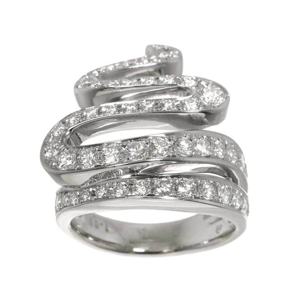 Tasaki - Ring - 18 karaat Witgoud #1.0