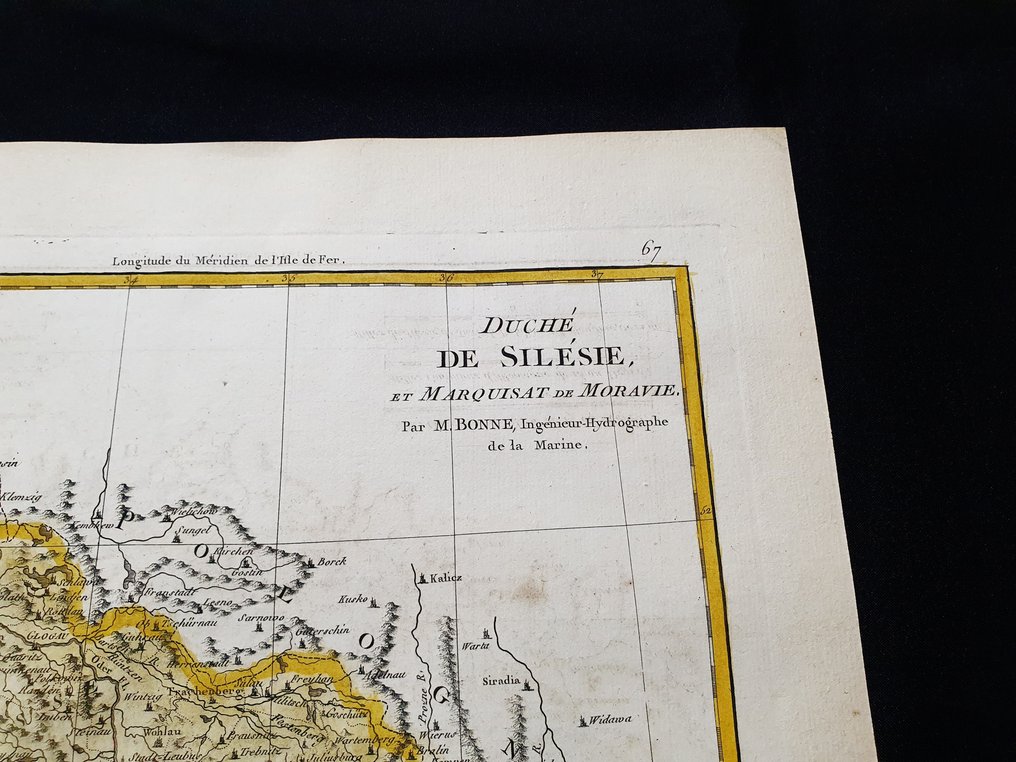 Ευρώπη - Πολωνία / Τσεχική Δημοκρατία / Σιλεσία / Λιθουανία / Βίλνιους / Βαρσοβία / Μπρνο / Μοραβία; Desmarest & Bonne - Duchè de Silesie et Marquisat de Moravie - 1781-1800 #4.3