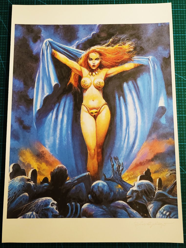 Gallego, Blas - 2 Offset Print - Conan + The Queen of Vampires - Signed #2.1