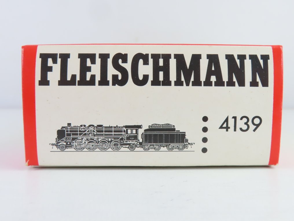 Fleischmann H0 - 4139 - Ατμομηχανή με όχημα μεταφοράς (1) - BR 39 - DRG #3.2