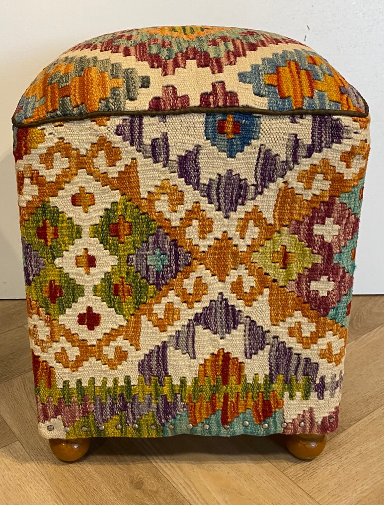 Kelim Poef (αχρησιμοποίητο/καινούργιο) - Χαλί - 36 cm - 36 cm #1.0