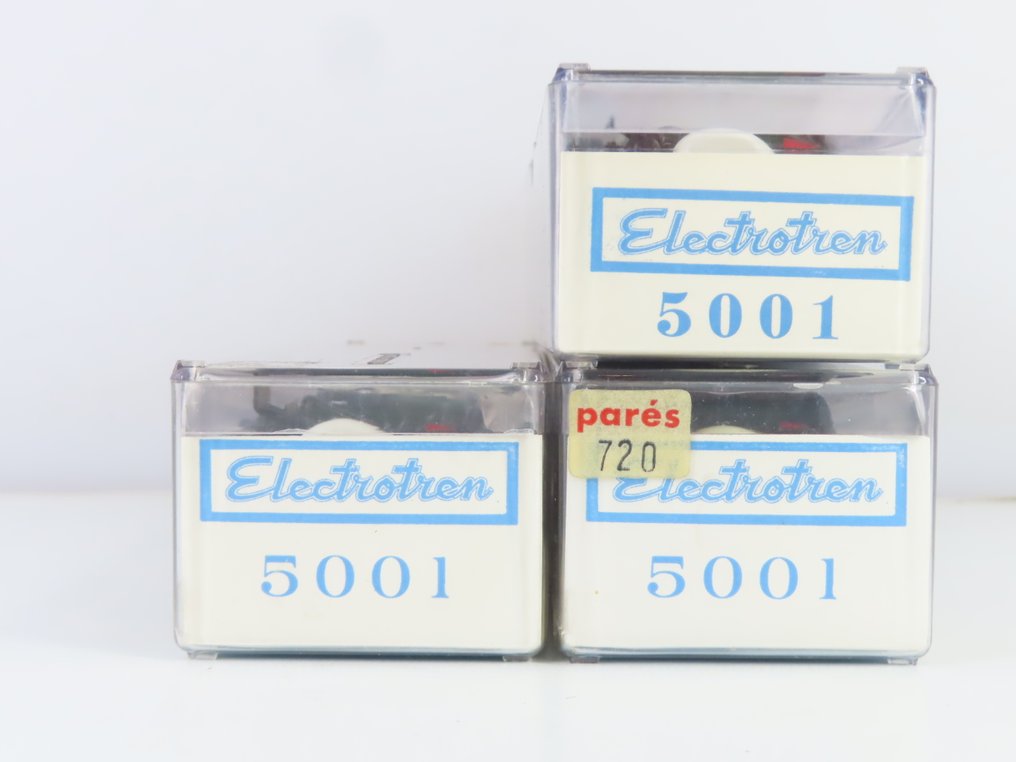 Electrotren H0轨 - 5001 - 模型火车客运车厢 (3) - 3辆四座乘客车厢，二等 - MZA, Spanje #4.3