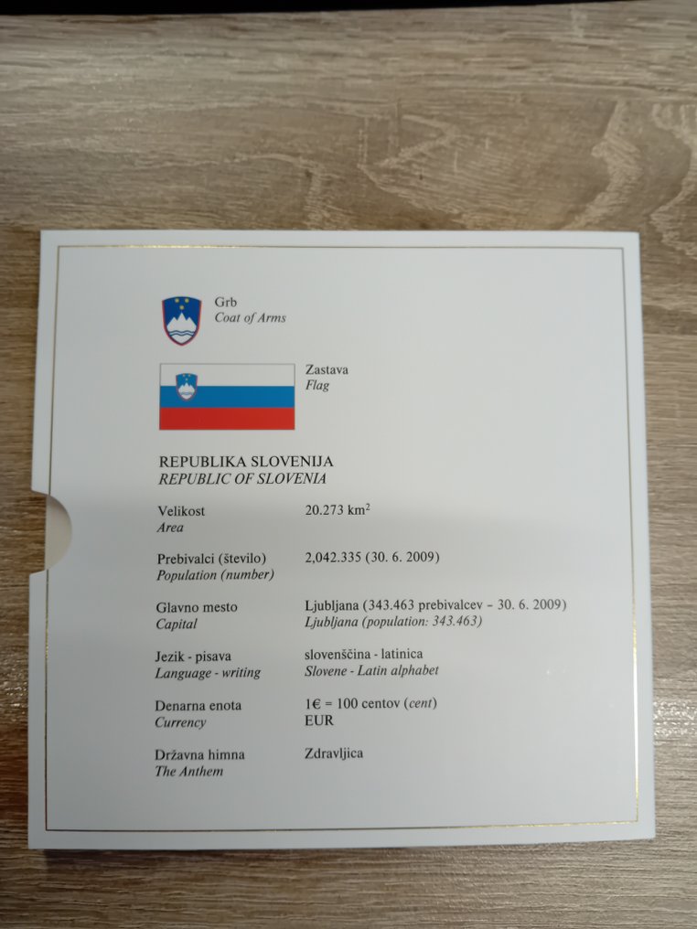 Slovenia. Proof Set 2010  (Senza prezzo di riserva) #1.0