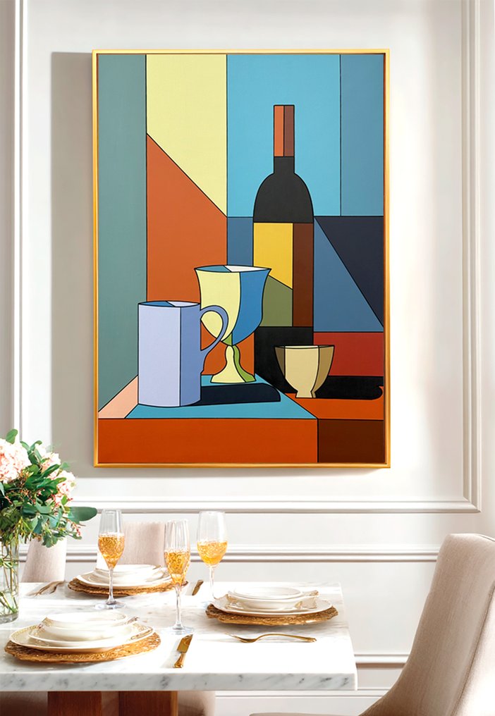 Alejandro Gonzalez - Bodegones Geométricos 75 - XL - (NO Reserve) #1.0