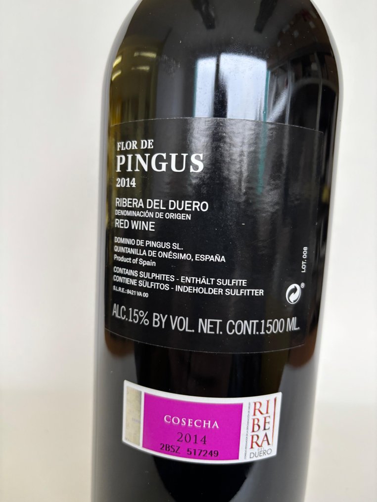 2014 Flor de Pingus - 斗罗河岸 - 1 马格南瓶 (1.5L) #2.1