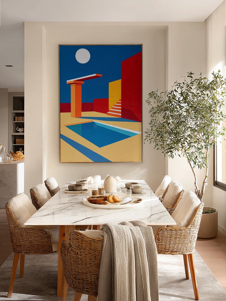 Nelson F. León - "Nocturno con Trampolín" XL- (NO Reserve) #1.0