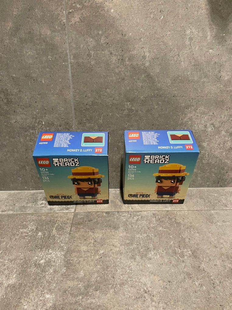 LEGO Set - BrickHeadz - 2x Netflix One Piece Monkey D. Luffy 272 NEW #1.0