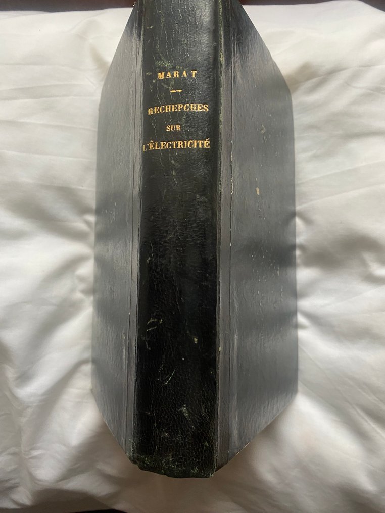 J.-P. Marat - Recherches physiques sur l’électricité. Avec quelques pièces qui y ont rapport. - 1782 #1.0