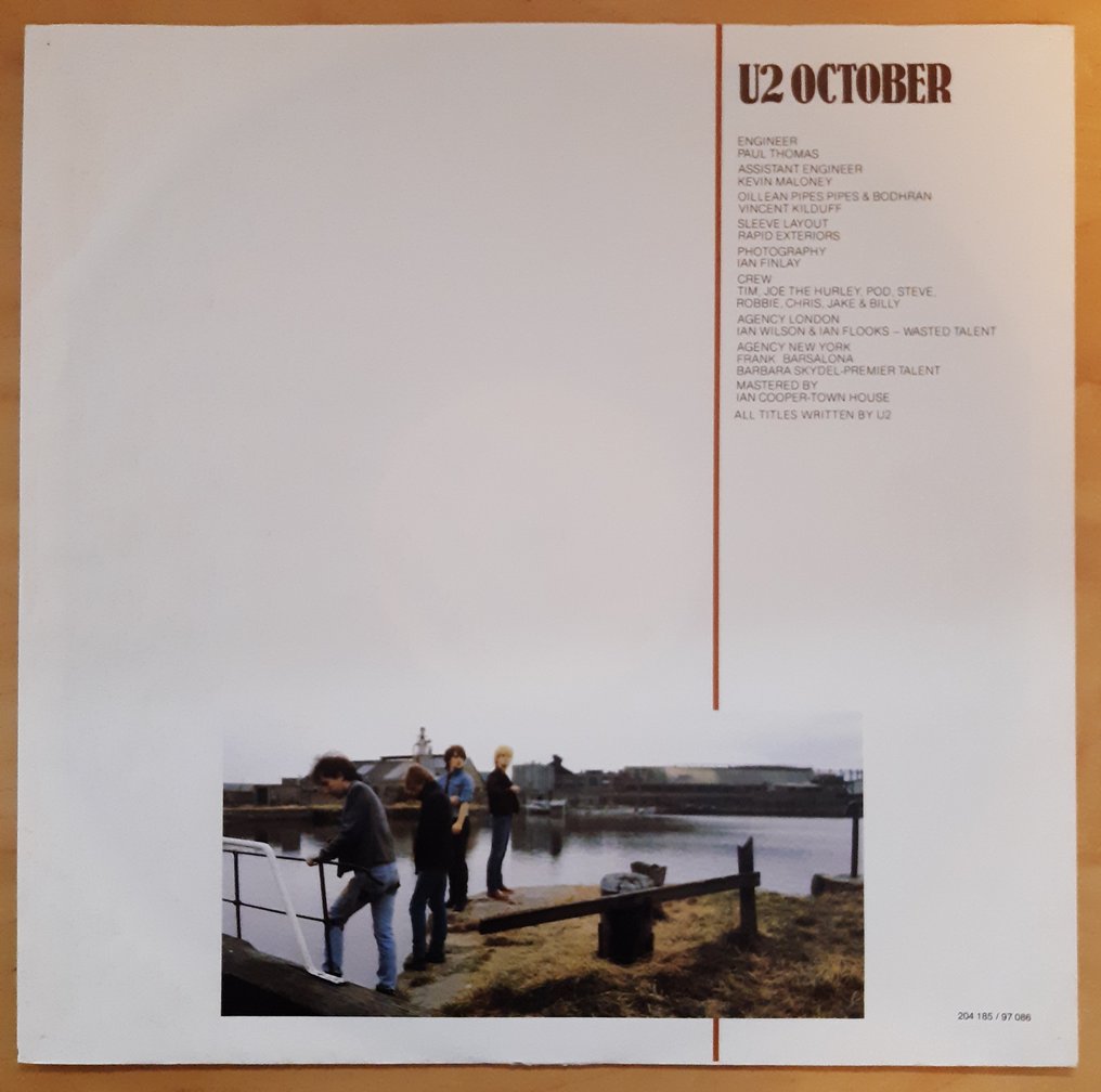 U2 - October / War / Rattle And Hum - Flere titler - LP - 1981 #4.3