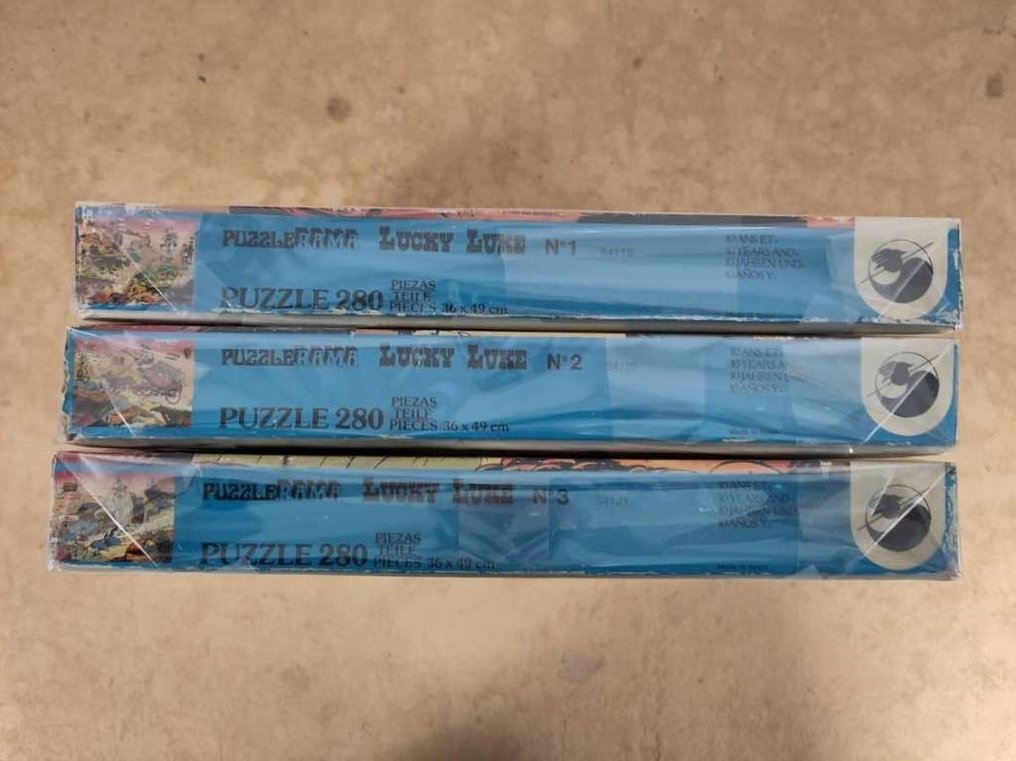 Lucky Luke - 3 Puzzle - Dargaud - 1978 #3.2