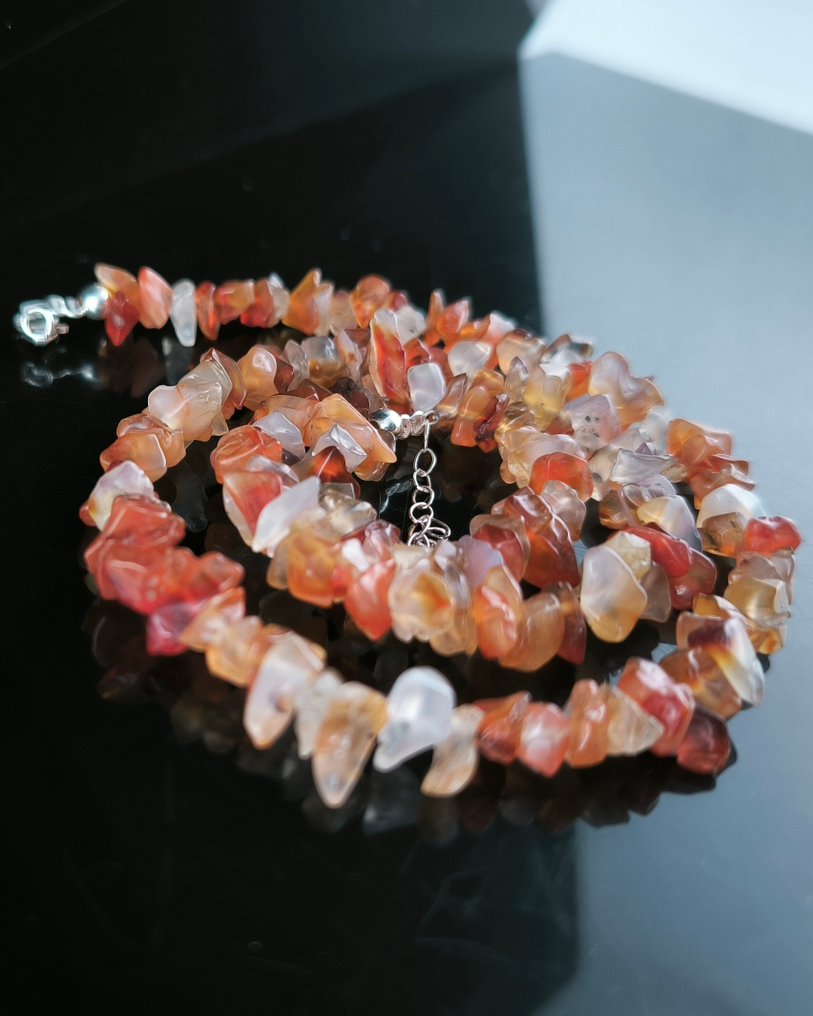 Ροζ χαλαζίας Κοσμήματα - Πλάτος: 9 mm- 27.34 g - (1) #1.0