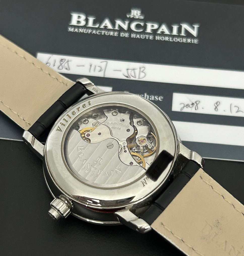 Blancpain - Villeret Chronograph Monopusher - 6185-1127-55B - Herre - 2008 #4.3