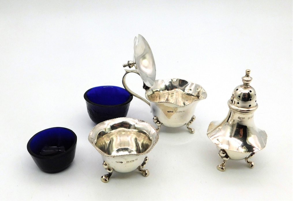 JG LTD - Αναδευτήρες αλατιού και πιπεριού (5) - .925 silver #3.2