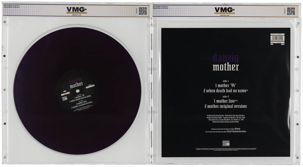 Danzig - Mother - Purple Translucent 12 " Vinyl - Encapsulated copy - 黑膠唱片 - 彩色唱片 - 1994 #1.0