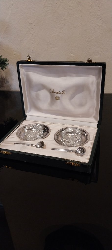 Christofle - Gio Ponti - 鱼餐具 (2) - 服务鱼子酱 - 水晶 #1.0