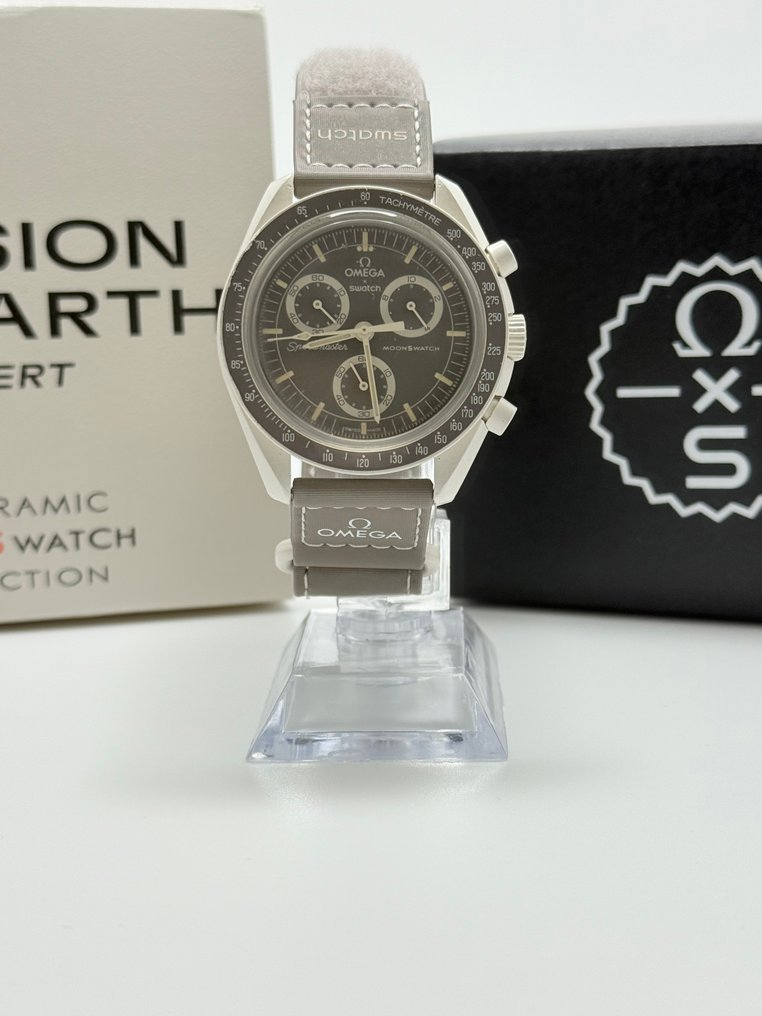 Omega x Swatch - MoonSwatch - Mission on Earth Desert - Ingen mindstepris - S033T103 - Unisex - 2024 #1.0