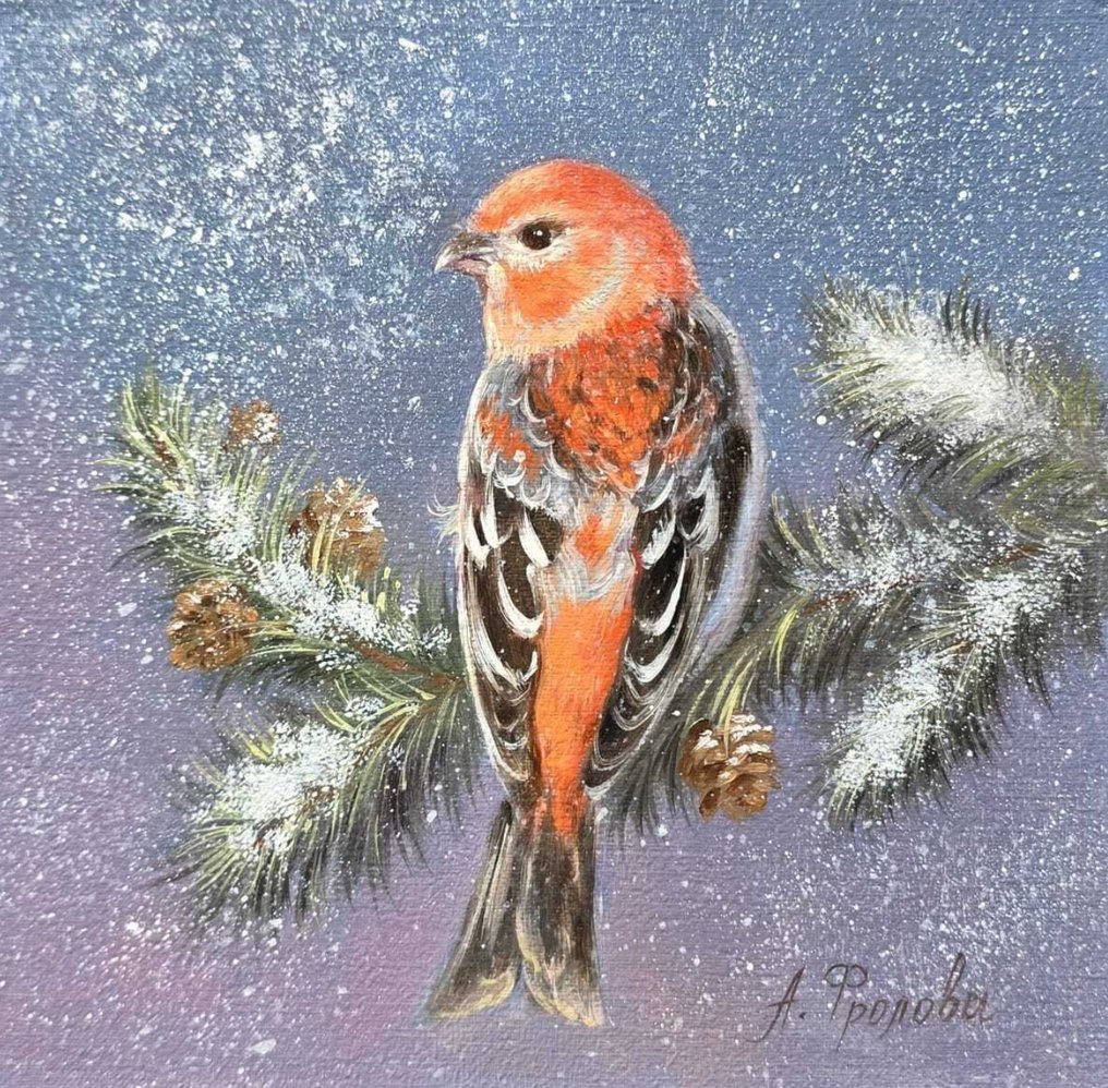 Anna Frolova (XX-XXI) - Пташка смеречник на засніженій ялинці #1.0