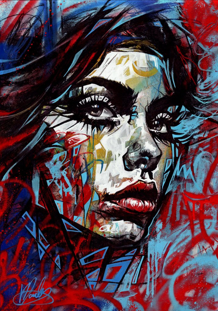 Vin Dantes - Heavenly Skyflow - Original Portrait #1.0