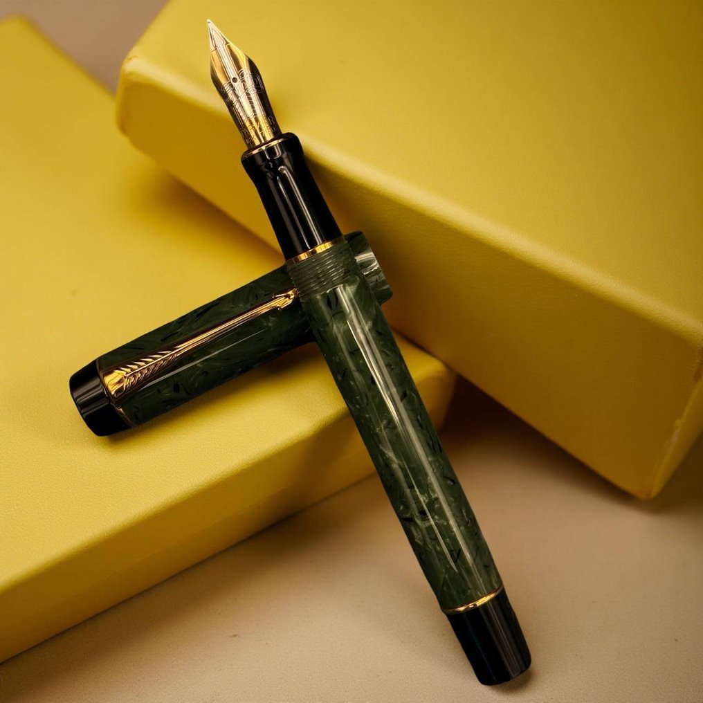 Parker - Duofold Jade Green - Fyldepen #1.0