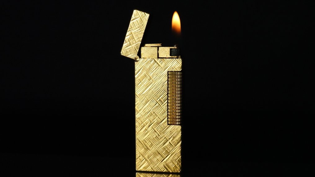 Dunhill - Florentine Pattern Rollagas Lighter - 沒有保留價 - 打火機 - 鍍金 #1.0