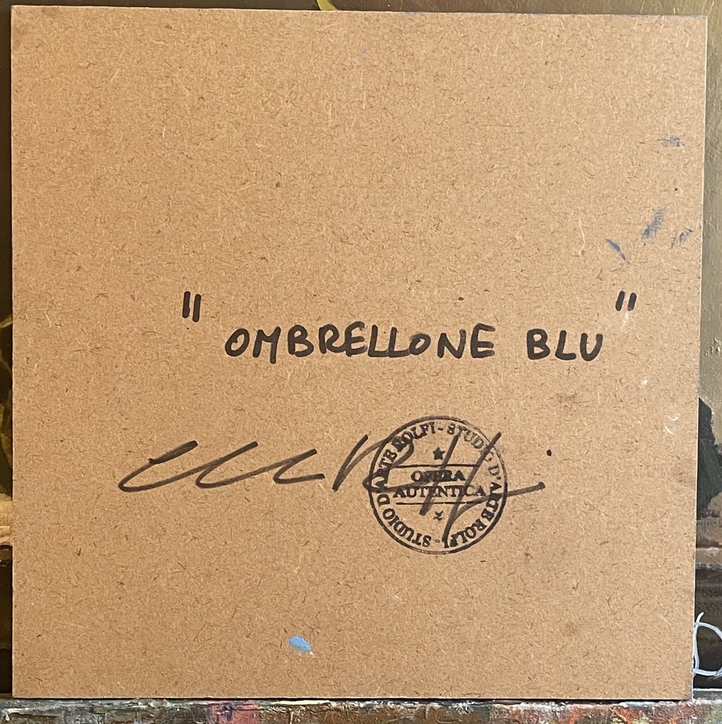 Claudio Rolfi (1960) - Ombrellone blu #4.3