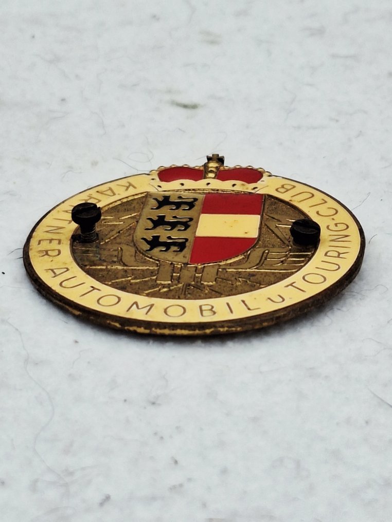 Mascote - Kärnter Automobil und Touring Club - Emaille sobre metal #3.2