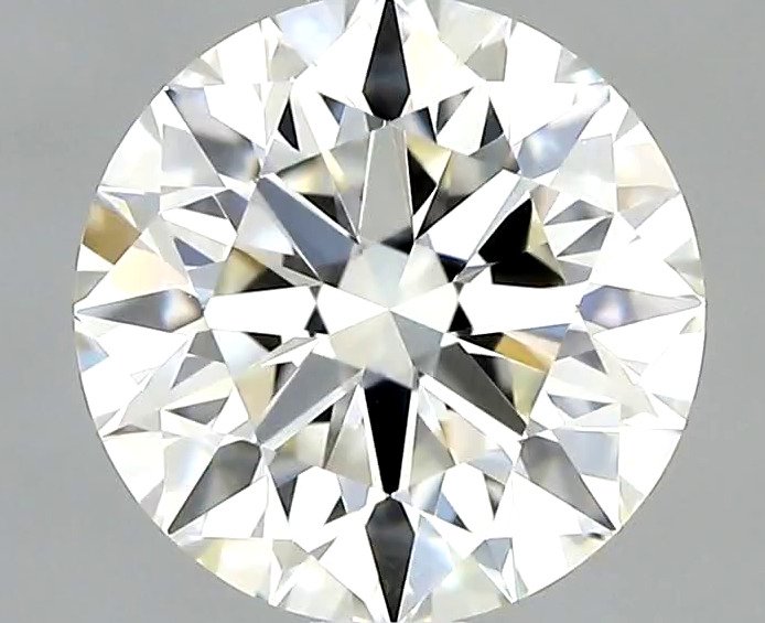 没有保留价 - 1 pcs 钻石  (天然)  - 0.65 ct - 圆形 - H - IF - 国际宝石研究院（IGI） - *3EX* #1.0