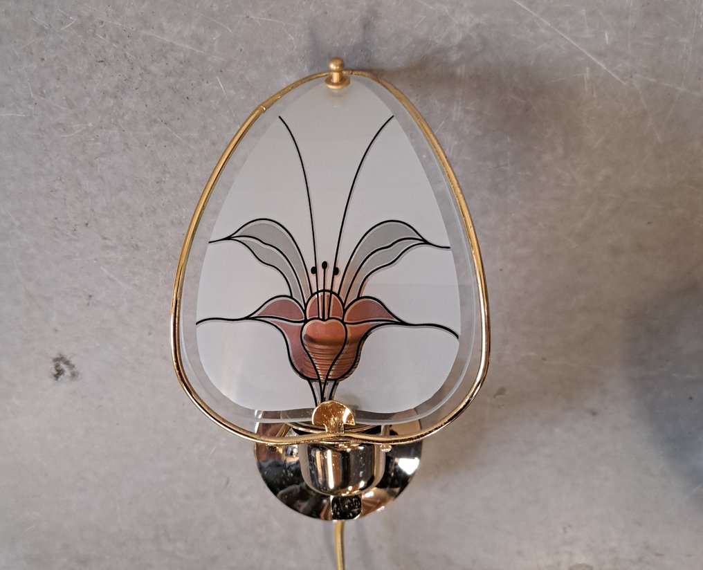 Kinkiet (2) - Mosiądz, Szkło #3.2