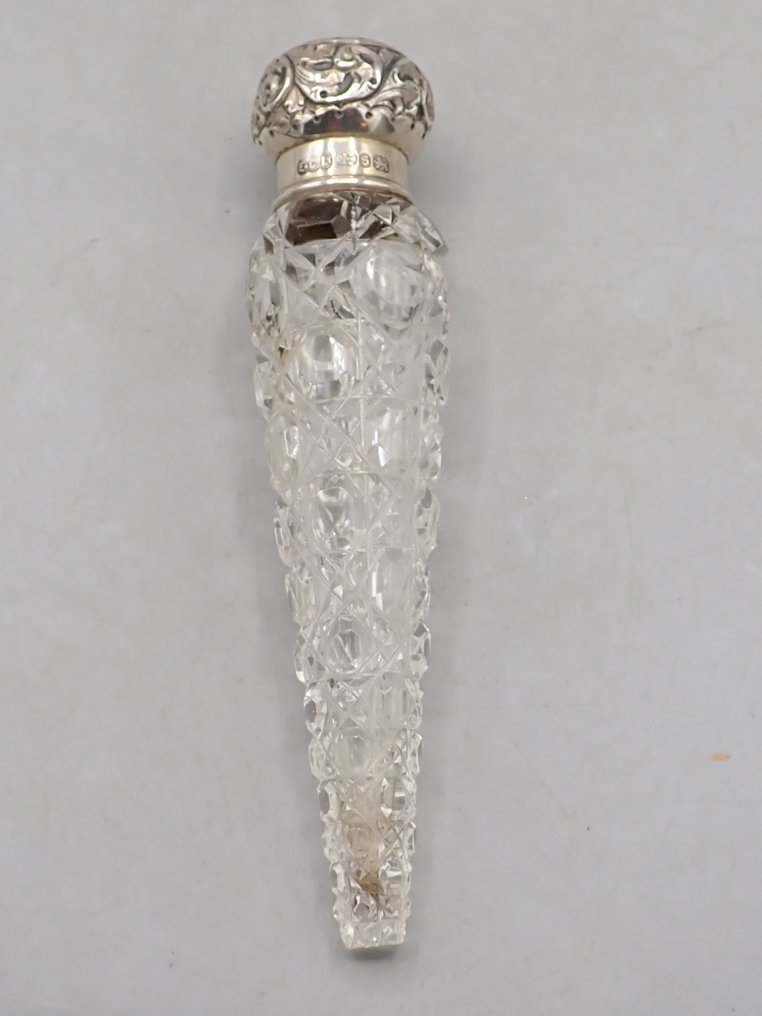 Elkington & Co. - Φιάλη αρώματος - Κρυστάλλινο μπουκάλι με ασημένιο καπάκι. - .925 silver #1.0
