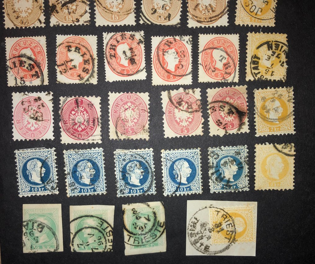 Αυστρία 1850/1867 - Αυστρία 1850/1867, υπερβολική χρήση μετοχών, υψηλός κατάλογος. #2.1