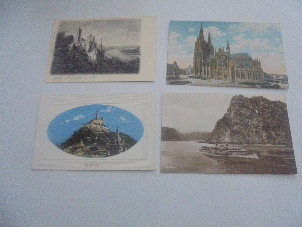 Γερμανία - Πόλη και τοπία, Κάστρα και μνημεία, Ευρώπη, Γέφυρες, Θαλάσσιος, Βουνά - Ποικίλες ευρωπαϊκές πόλεις και τοπία (π.χ. Κολωνία, Ρήνηλαντ, Ελβετικές Άλπεις) - Καρτ-ποστάλ (200) - 1900-1950 #1.0