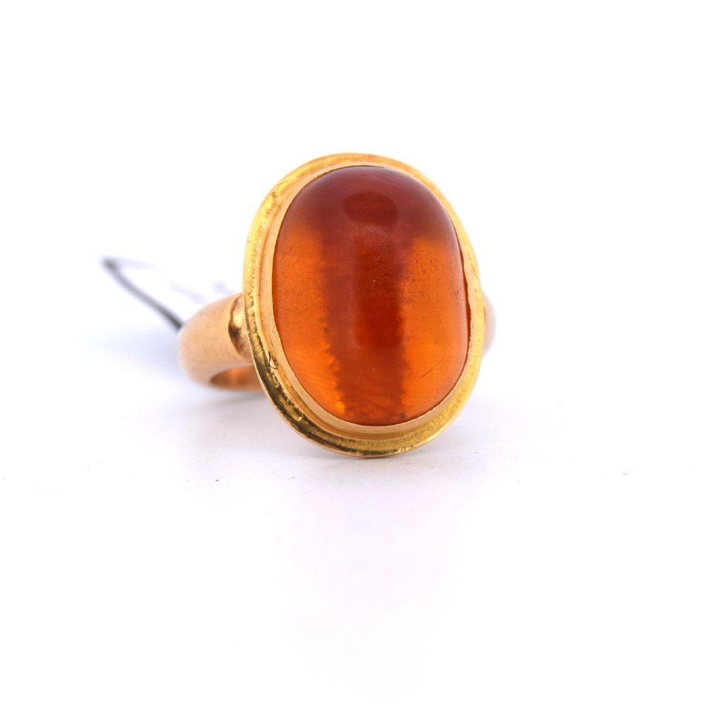 Armring - 18 kt Gelbgold Bernstein - ANNI '60 #2.1