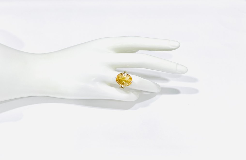 Utan reservationspris - Ring Silver - Citrino #2.1