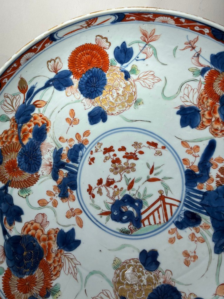 Imari中国风装饰的盘子（27厘米）（不设底价出售） - 瓷器 - 中國 - 清康熙（1662-1722） #3.2