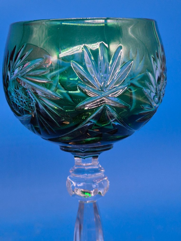 Annahütte – Farbige Römergläser – handgeschliffen – Kristall - Βάζο - Κρύσταλλο #2.1