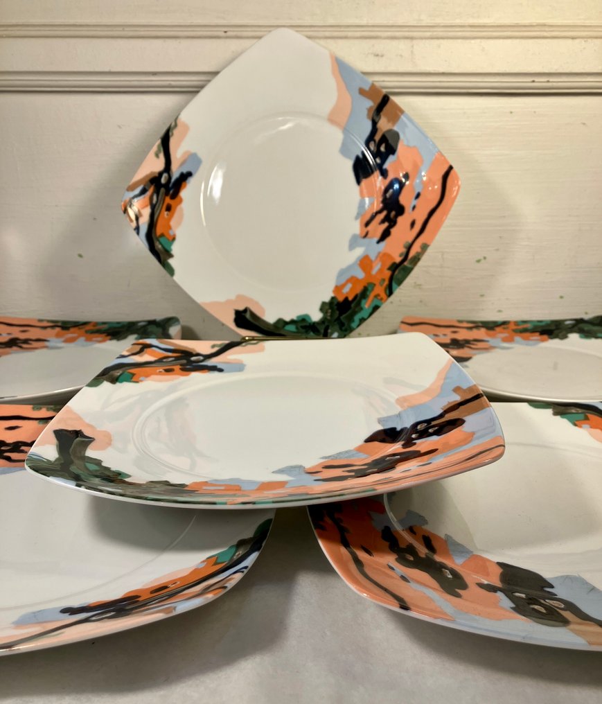 Coquet - Serwis obiadowy (6) - Hommage à Gauguin - Porcelana #2.1