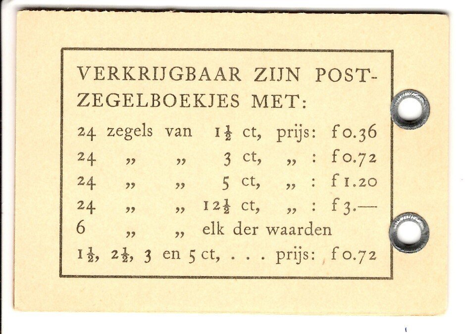 荷兰 1936 - 邮票册 - NVPH PZ23b #1.0