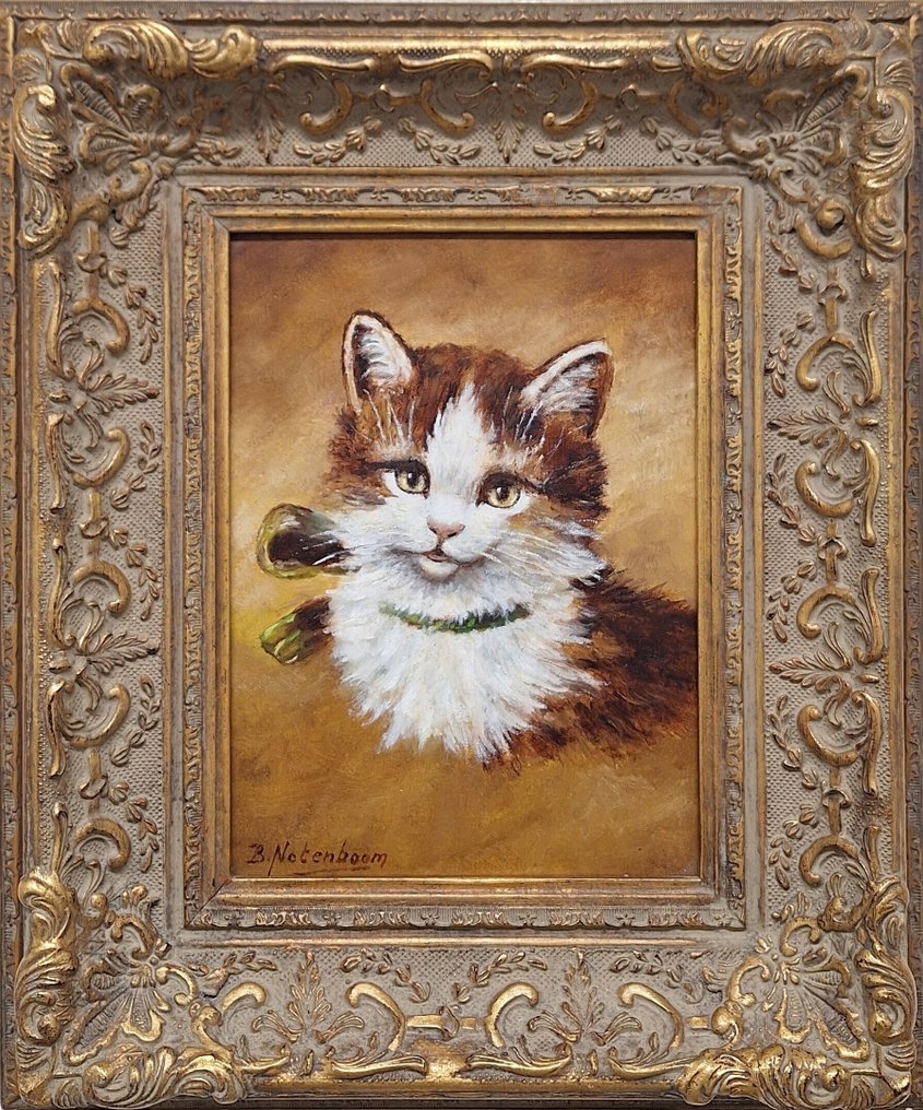 Bert Notenboom (1942-2011) - **  NO RESERVE ** Portret van een kitten #2.1