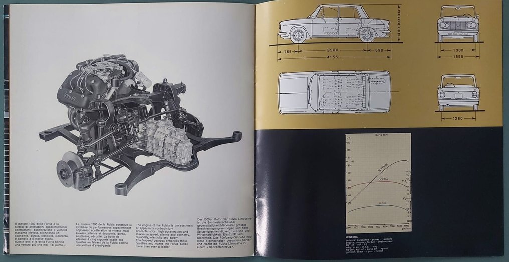 Brochure - Lancia - Lancia Fulvia Berlina - 1971 #1.0