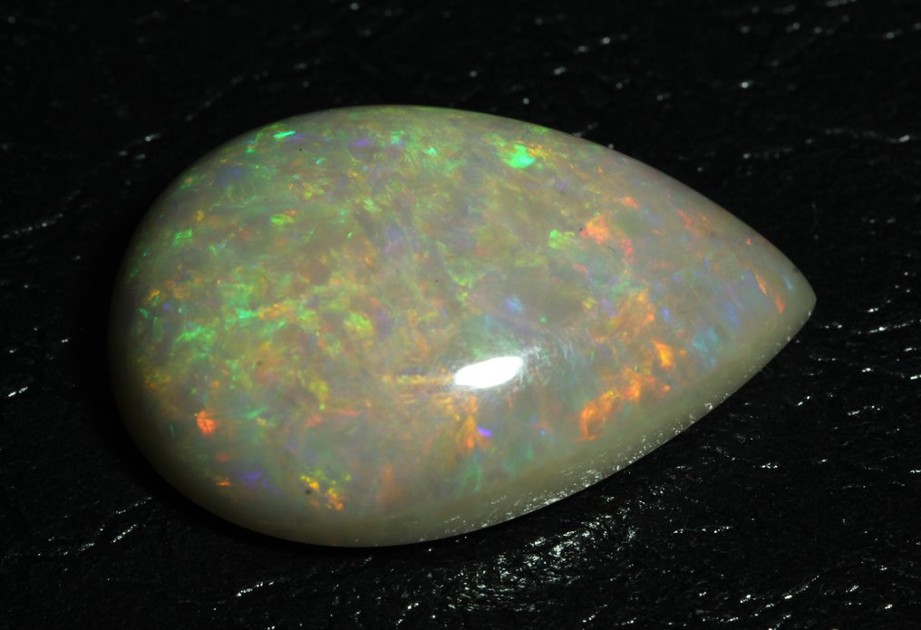 χωρίς τιμή ασφαλείας Γκρι Οπάλιο - 26.92 ct - Instituto Gemólogico Español (IGE) - Έντονο παιχνίδι χρωμάτων #4.3