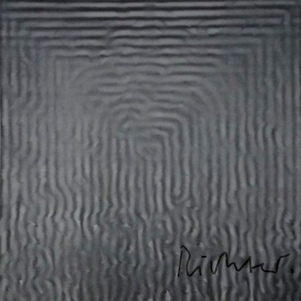 Signed; Gerhard Richter - Grauschlieren - 2005 #1.0