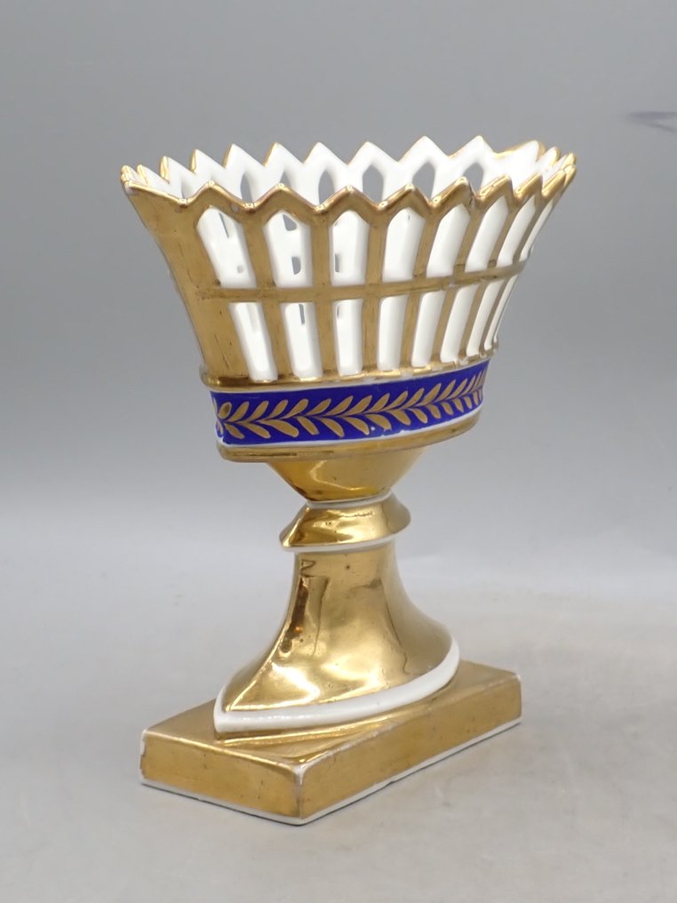 Vieux Paris - Jardinière - 带有蓝色点缀 - 瓷器 #4.3