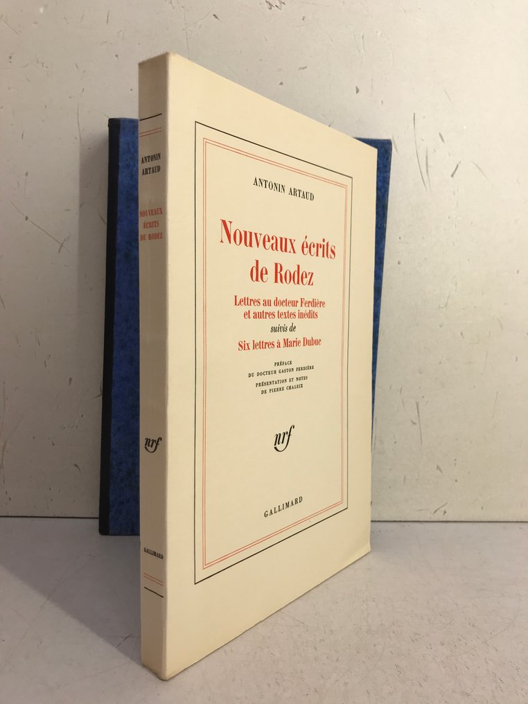Antonin Artaud - Nouveaux écrits de Rodez. Lettres au docteur Ferdière et autres textes inédits [1/58 sur vélin] - 1977 #2.1