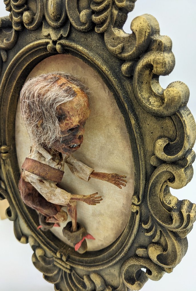 《小拇指》——小拇指的传说 木乃伊 - Mummified little boy - 31 cm - 20 cm - 7 cm - 非《瀕臨絕種野生動植物國際貿易公約》物種 - 1 #3.2