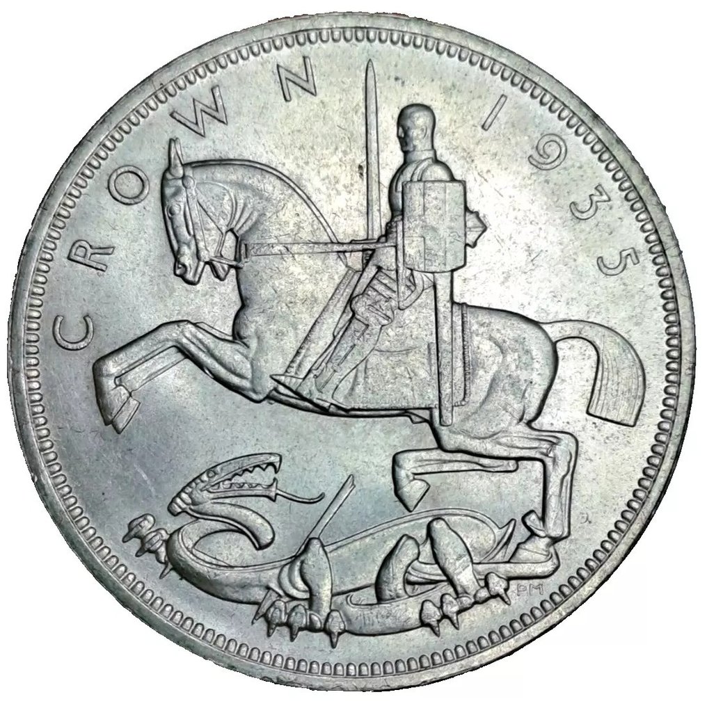 Ηνωμένο Βασίλειο. George V. Crown 1935  (χωρίς τιμή ασφαλείας) #1.0