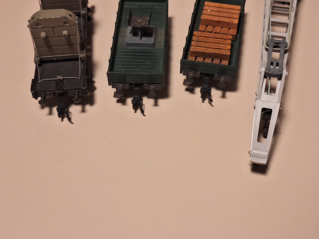 Fleischmann H0 - Modelltog godsvogn-sett (1) - 4-dels kransett - DB #3.2